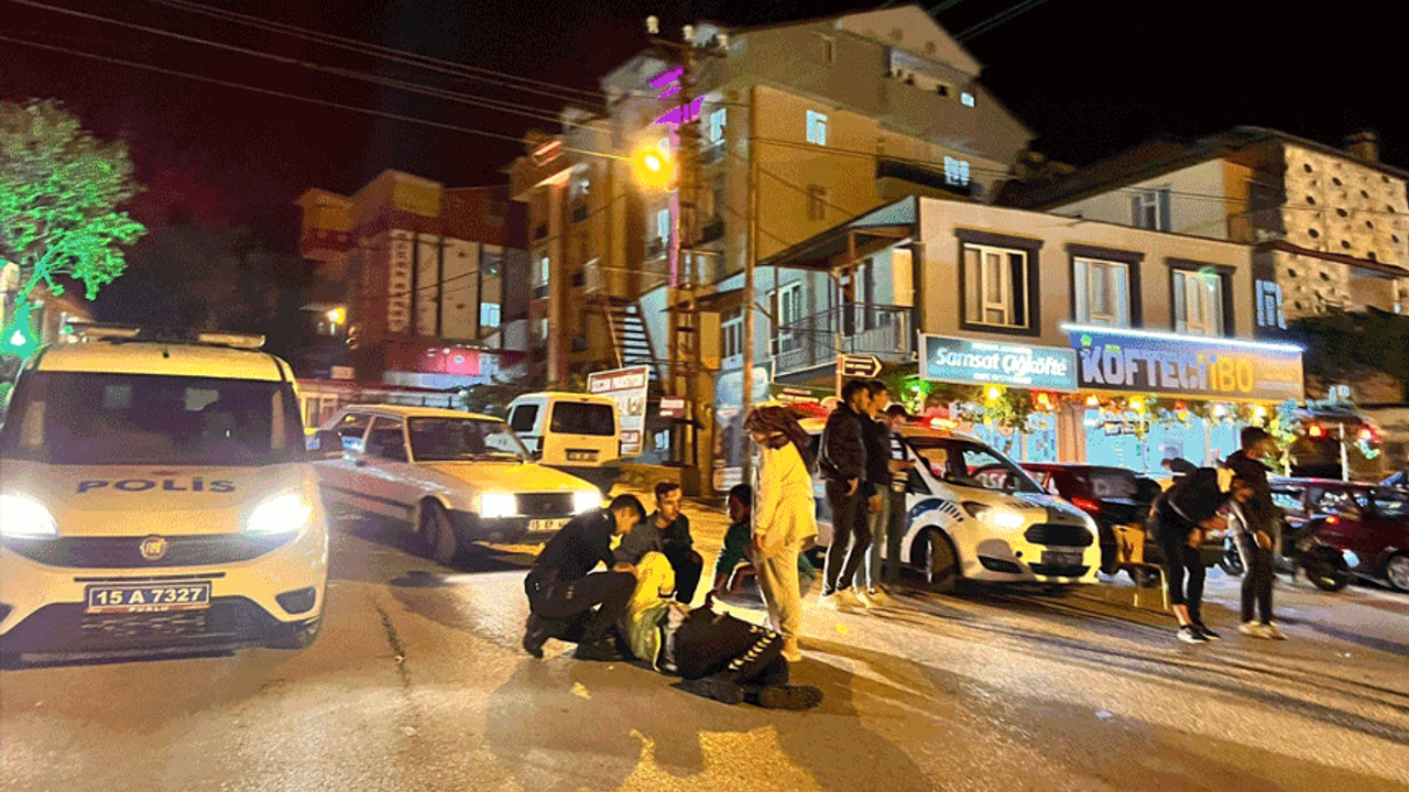 Burdur'da kaçmaya çalışan sürücü dehşet saçtı