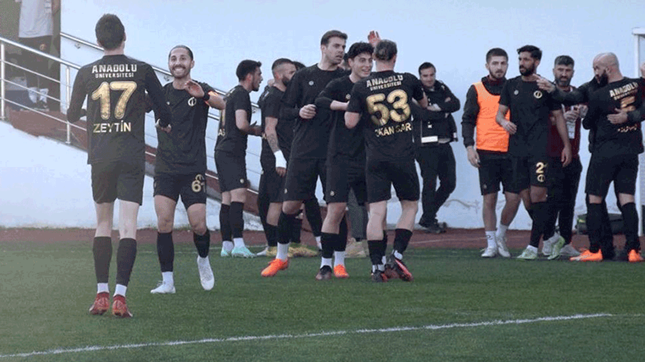 Anadolu Üniversitesispor üç puana üç golle ulaştı