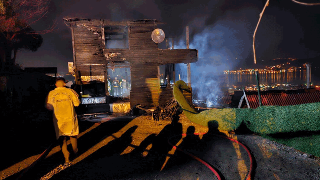 Sakarya'da yangın: Bungalov tatili acı bitti