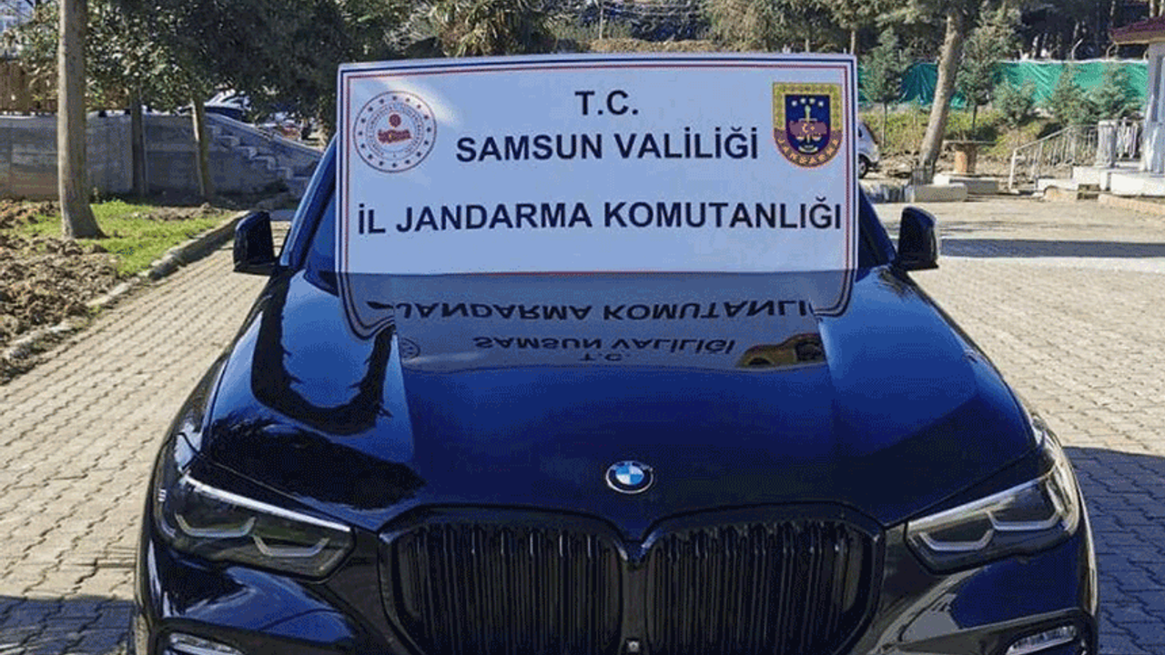 Samsun'da 3 buçuk milyonluk araçla yakalandı