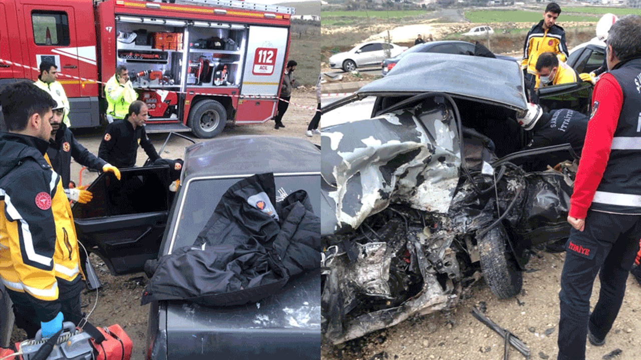 Şanlıurfa'da otomobiller çarpıştı: 1 ölü 2 yaralı