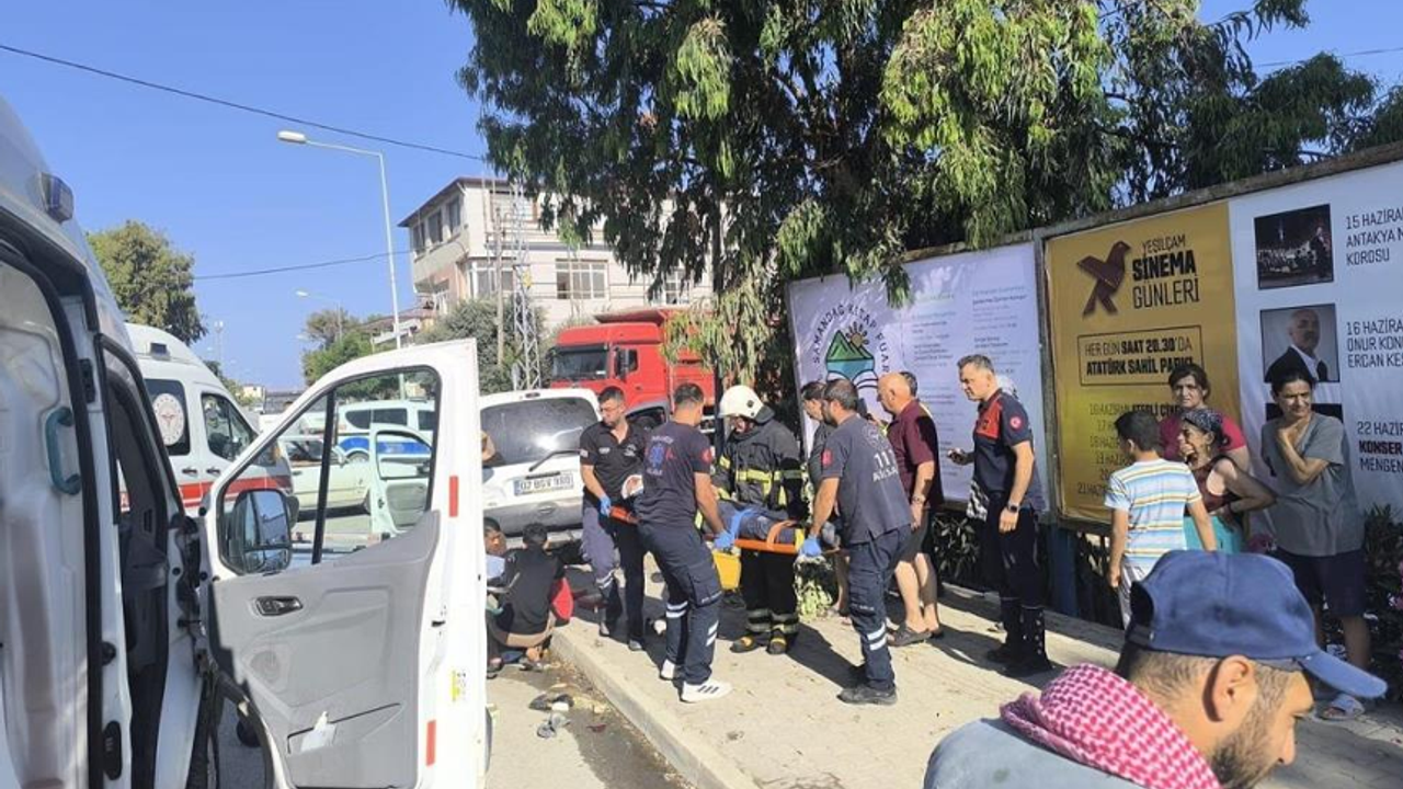 Hatay'da kaza: 5 kişi yaralandı.