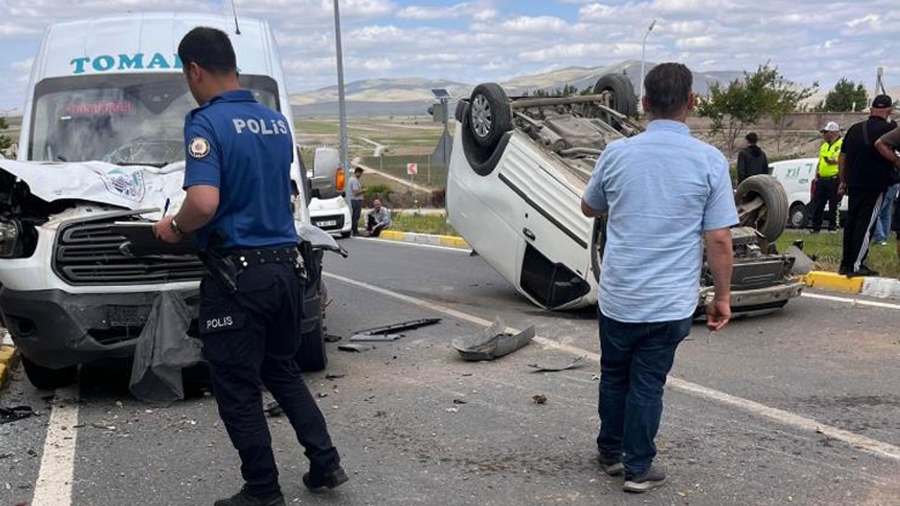 Kayseri'de kaza sonucu 1 kişi yaralandı.