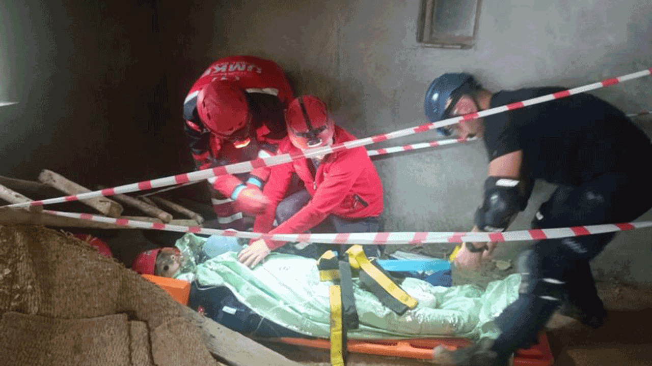 Bilecik'te gerçeği aratmayan deprem tatbikatı