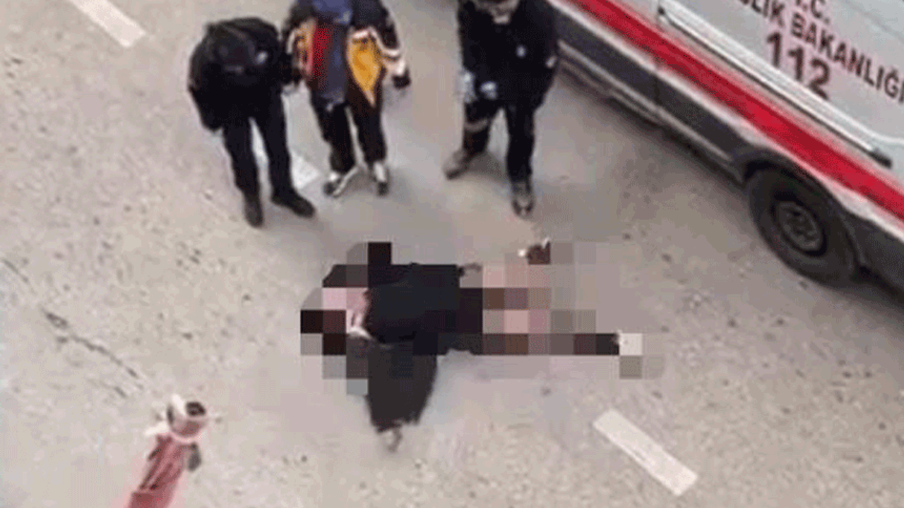 Bursa'da bir kadın yol ortasında sinir krizi geçirdi