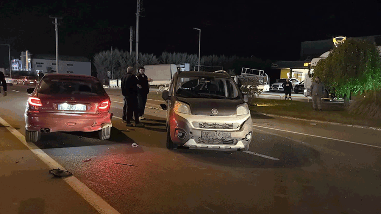 Bursa’da zincirleme kaza: 3 yaralı