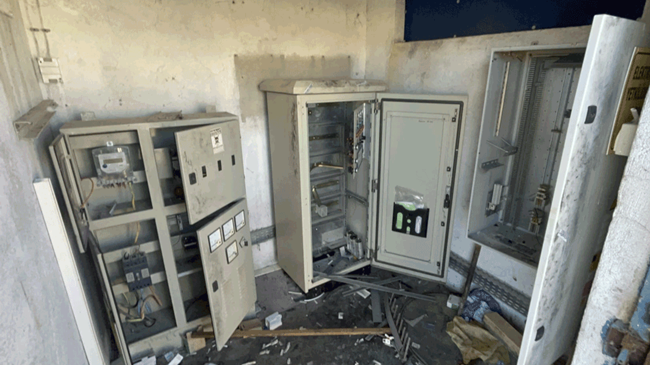 ESKİ'nin tesisine giren hırsızlar ne buldularsa çaldılar