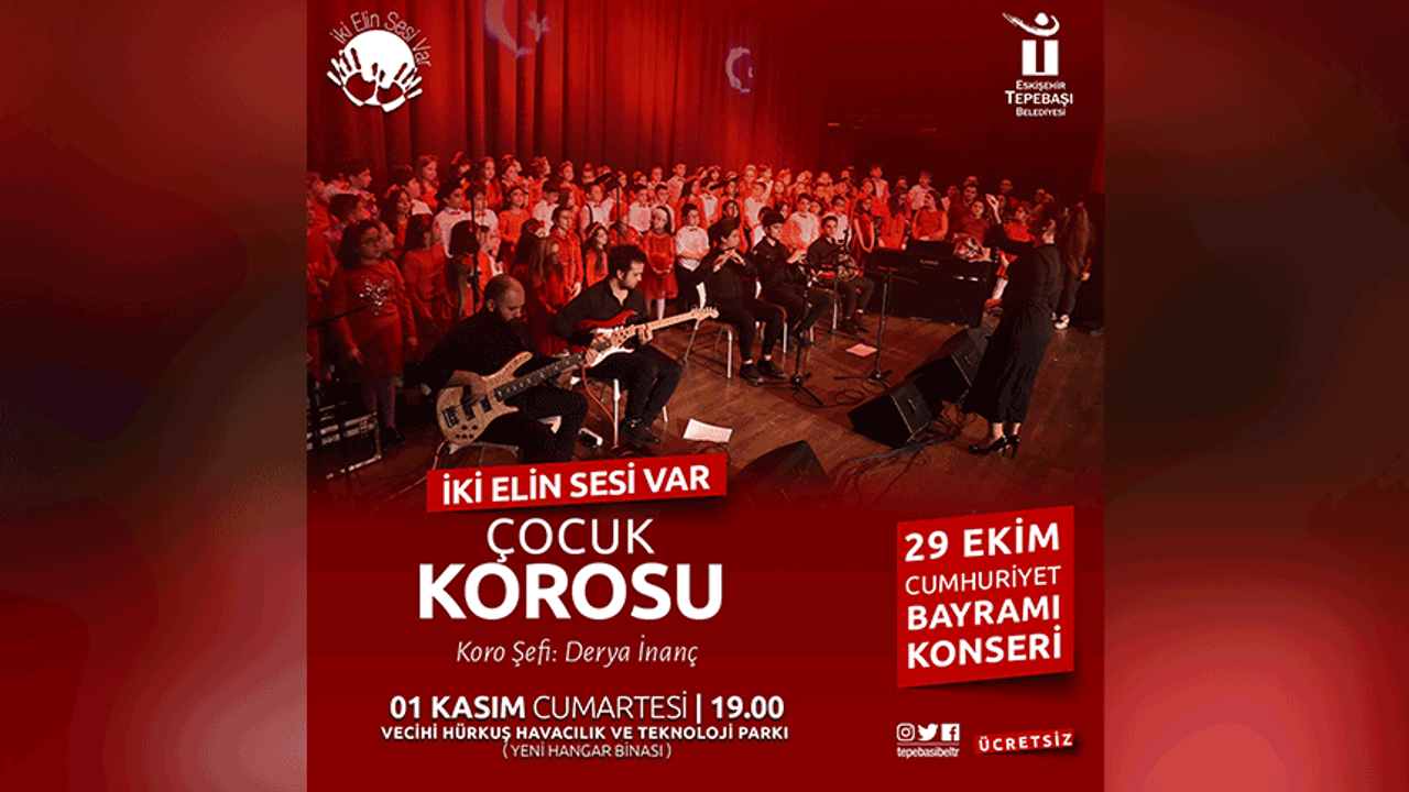 İki Elin Sesi Var Çocuk Korosu’ndan Cumhuriyet’e özel konser