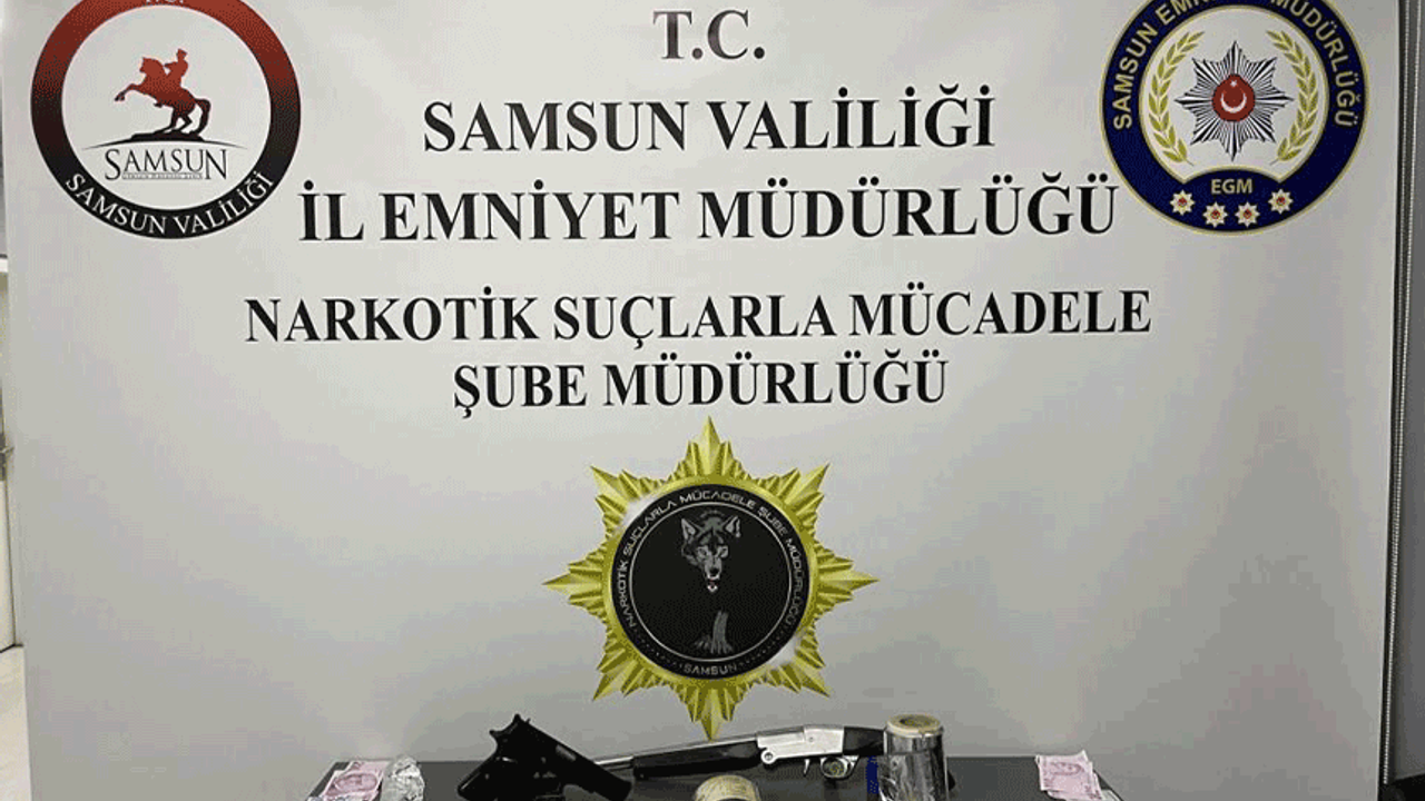 Samsun'da yasaklı madde operasyonu: 3 şahıs yakalandı