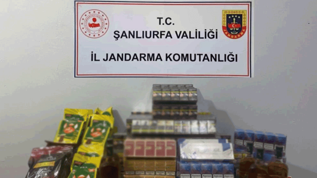 Şanlıurfa'da kaçakçılara yönelik operasyon
