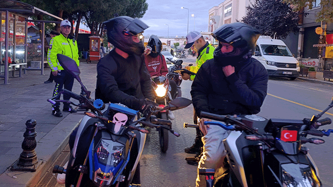 Tekirdağ'da polis gürültü kirliliğine geçit vermedi
