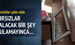 Sağlık ocağına girip eşyalara zarar verdiler