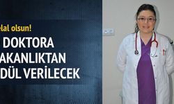 Fedakar doktora ödül