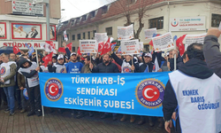 Eskişehir'de işçilerden boş cüzdanlı tepki