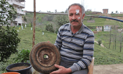 Lastiğe hava basarken canından oluyordu