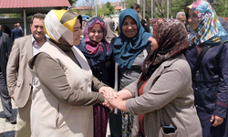 AK Parti'li Gürcan, Eskişehir'in ilçesinde yağmur duasına katıldı
