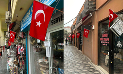 Eskişehir'in dört bir yanı  Türk bayraklarıyla donatıldı