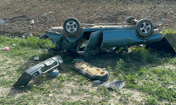 Kaza yapan otomobilin plakası sahte çıktı