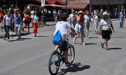 Eskişehir'in en sıcak günlerinde turist yoğunluğu