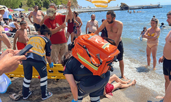 Plajda boğuldu: Sağlık ekipleri yetişti