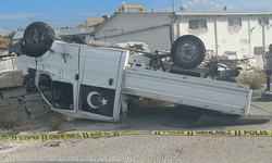 Afyon'da takla attığı araç sonu oldu