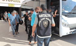 Antalya'da dev operasyon: 63 şahıs gözaltında