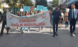 Eskişehir’de il sağlık müdürlüğünden farkındalık yürüyüşü