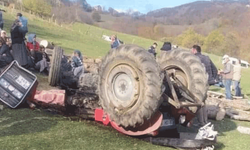 Giresun’da kaza: Traktörün altında kaldı!