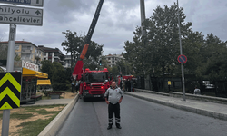 İstanbul Bakırköy’de baz istasyonu yandı