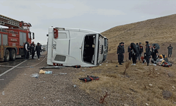 Sivas’ta otobüs devrildi: Dört ölü 30 yaralı