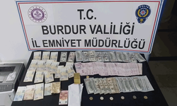 Burdur'da döviz çalan hırsız yakayı ele verdi