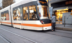 Eskişehir’de ölümle oyundan saniyeler önce!