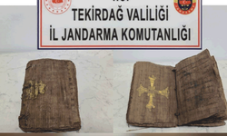 Tekirdağ'da tarihi eser İncil bulundu