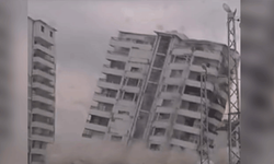 Hatay'da 10 katlı bina yerle bir oldu