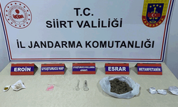 Siirt'te uyuşturucu taşıyan 3 kişi yakalandı