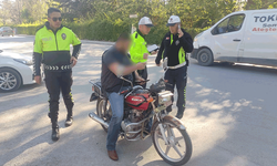 Afyon'da sıkı denetim: 9 motosiklet trafikten men edildi