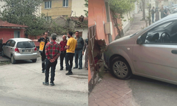 Eskişehir’de korkutan kaza: Eve çarparak durabildi