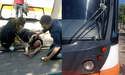 Eskişehir’de polis memuruna tramvay çarptı