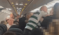 İskoç yolcu Antalya uçağında polise saldırdı