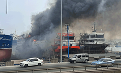 Ordu’da limanda yangın: Söndürme çalışmaları sürüyor