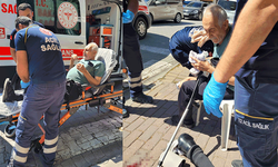 Antalya'da talihsiz adam protezin demiriyle yaralandı