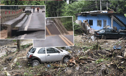 Brezilya’da selde can kaybı artıyor: Nehir üzerindeki köprü yıkıldı