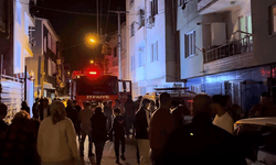 Bursa'da korkutan yangın: Apartman alev aldı