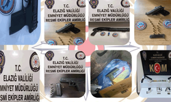 Elazığ’da çok sayıda ruhsatsız silah ele geçirildi: 19 tutuklu