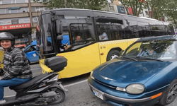 İstanbul'da ilginç kaza: Motosikletine çarpan kişi annesi çıktı