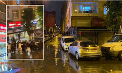 İstanbul'da sokak ortasında tekmeli tokatlı kavga: 1 kişi yaralandı