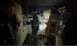 Bursa'da yangın paniği: Mutfak kül oldu
