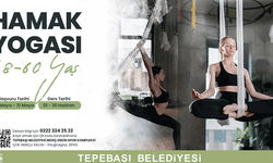 Tepebaşı'nda hamak yogası heyecanı başlıyor