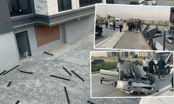 Eskişehir'de feci kaza: Demir parçaları savruldu