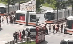 Eskişehir’de tramvay kazası: Motorla altına girdi